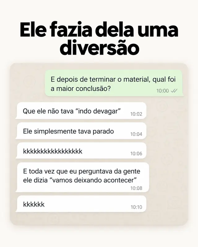 Depoimento de cliente 1
